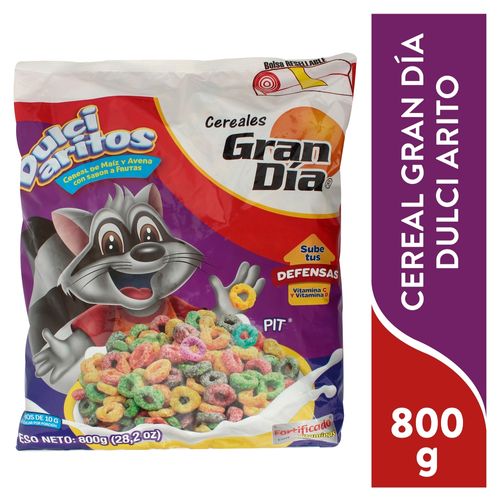 Cereal Gran Día Dulci Arito bolsa - 800 g