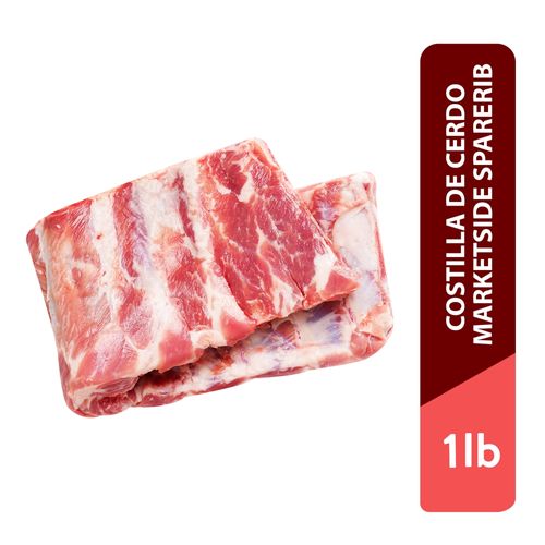 Costilla de cerdo Marketside spare ribs, 5 lb por unidad Aproximadamente - Precio indicado por libra