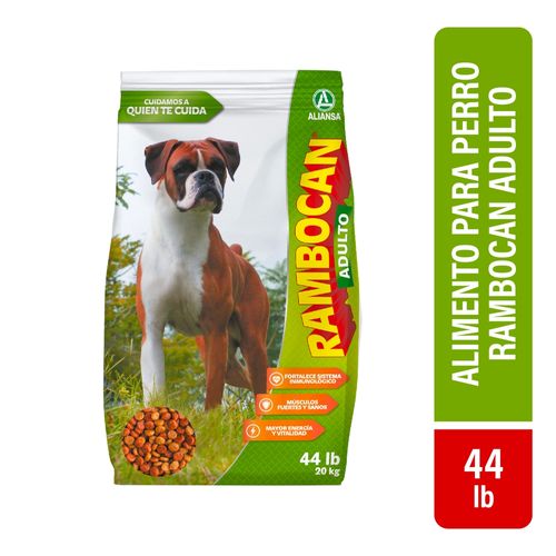 Alimento Rambocan Perro Adulto - 44 lbs