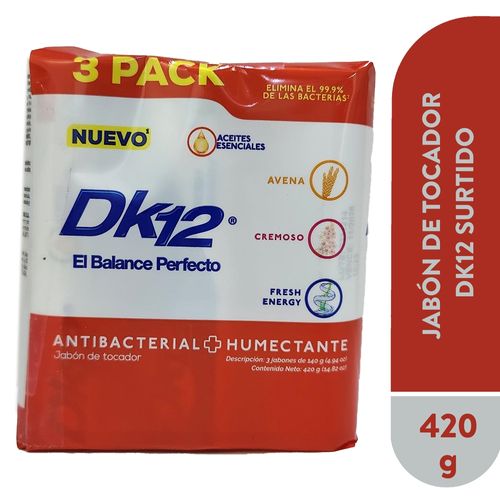Jabon De Tocador Dk12 Surtido - 420 g