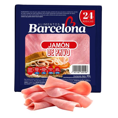 Jamón de pavo Barcelona -1 lb