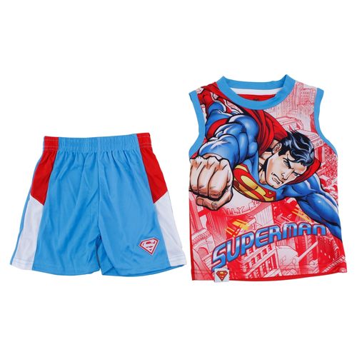 Conj Ext Corto Dc Comics Bebo T 12M 3T