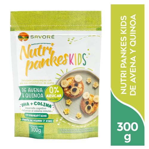 Nutripankes kids Savoré de avena y quinoa - 300 g