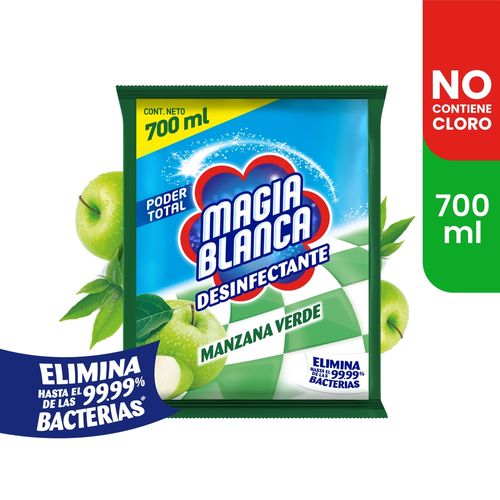 Desinfectante Magia Blanca manzana verde -700 ml