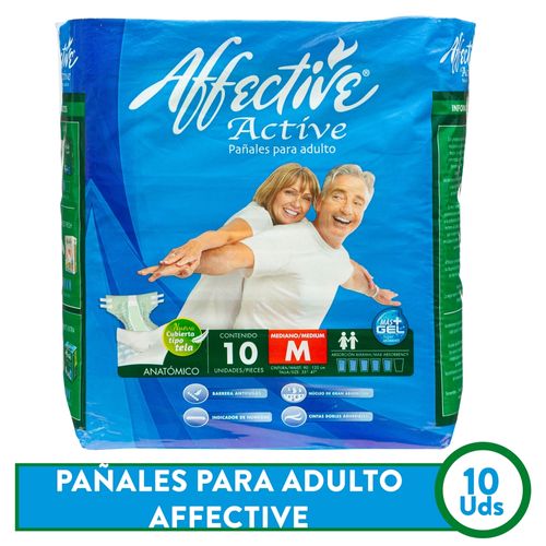 Affective Active Protect Mediano 10 Unidades Pañales