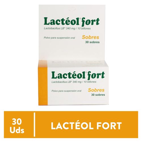 S Lacteol Forte Lancasco Polvo 30 Sobres Uds - Precio Indicado por Sobre -