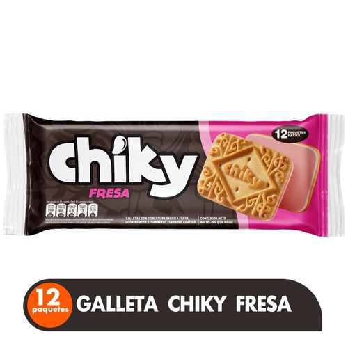 Galleta Pozuelo Chiky Fresa - 480 g