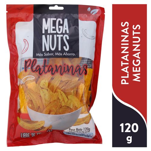 Plataninas Mega Nuts Con Más Sabor - 120g