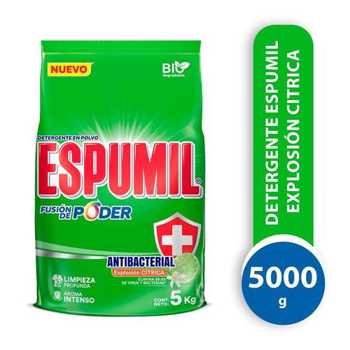 Deterge Espumil Explosión Cítrica - 5000 g