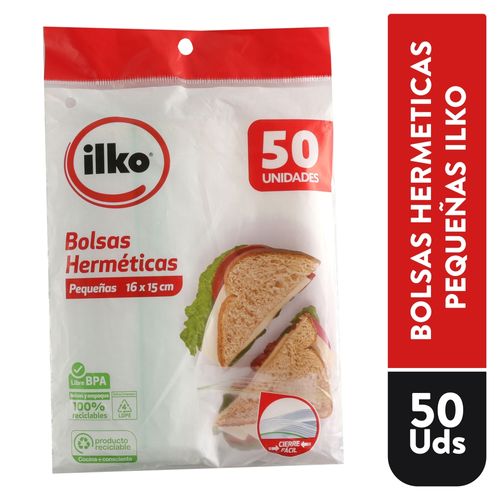 Bolsa Hermetica Sandwich 16x15cm Bol 1ea