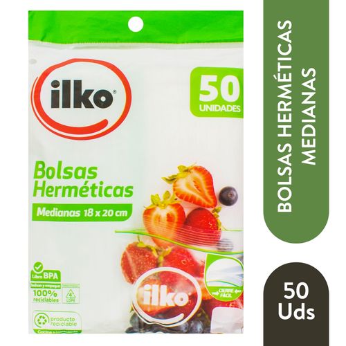 Bolsa Para Sandwich Hermética - 50 Uds