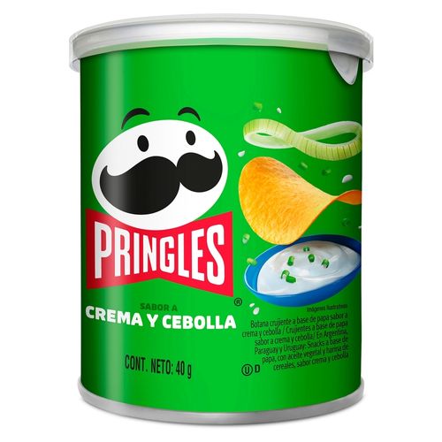 Papas Pringles Crema y Cebolla - 40 g