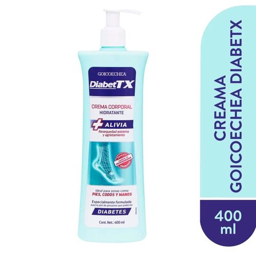 Crema Corporal Goicoechea DiabetTX Hidratante-400 ml