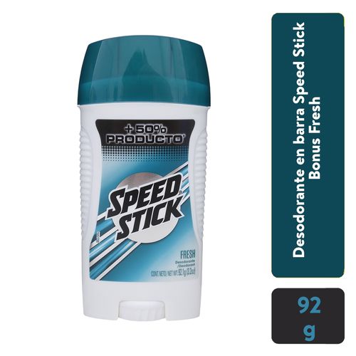 Desodorante Antitranspirante Speed Stick Fresh Barra de 92.1 g