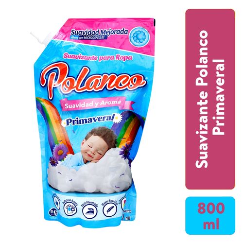 Suavizante Polanco Primaveral Doypack - 800 ml