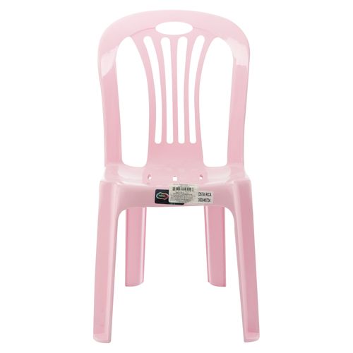 Silla Plastica Infantil Rosada34x31x57cm