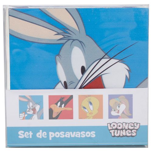 Set De 4 Posavasos Looney Tunes
