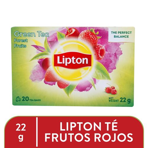 Lipton Te Verde Frutos Rojos 22 Gr