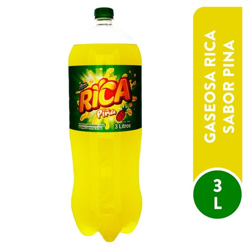 Gaseosa Rica Pina Jumbo Pet 3000Ml