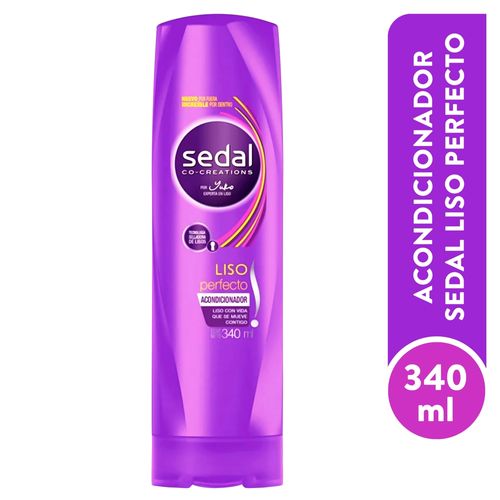 Acondicionador Sedal Liso Perfecto en Crema - 340 ml