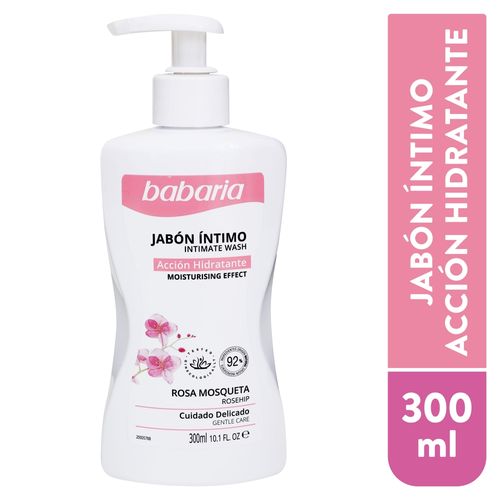 Jabón Babaria Intimo Rosa Mosqueta - 300 ml