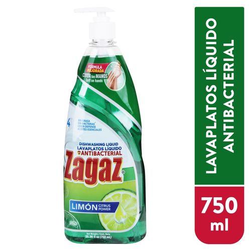 Lavaplatos Zagaz Líquido Citrus - 750 ml