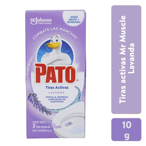 Tiras Activas Pato® Lavanda Pastillas adhesivas Para Sanitario - 3 Unidades