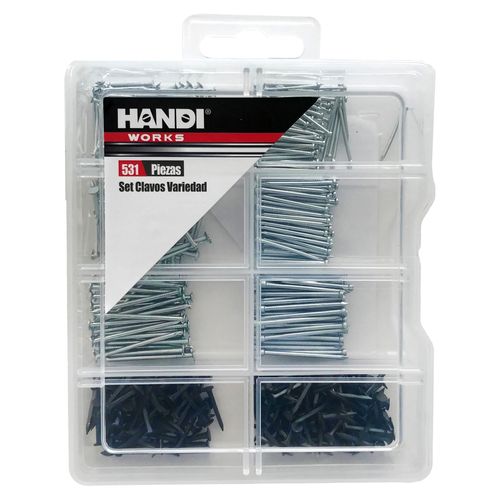Set Clavos Variedad 531 Piezas