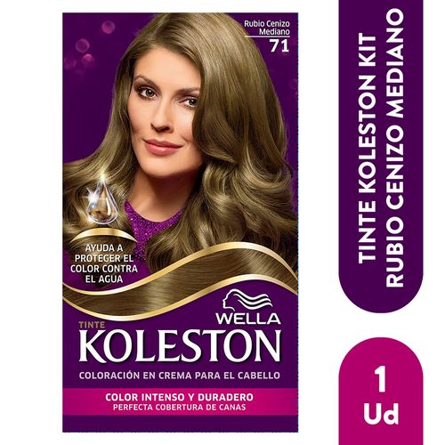 Tinte Koleston tono rubio cenizo medio 71 - 1 Ud
