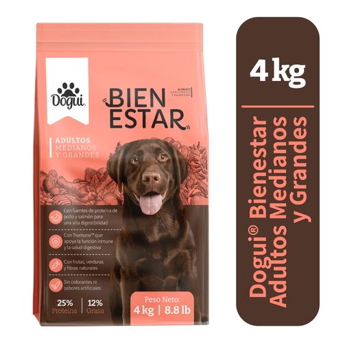 Alimento Dogui Bienestar 4 Kg Adult