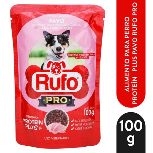 Rufo Pro Adulto Humedo Pavo De 100gr