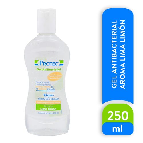 Gel Antibacterial Protec 250Ml Una Caja