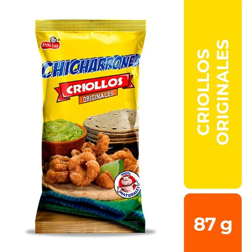 Snack Frito Lay Chicharrones Criollos Originales - 87 g