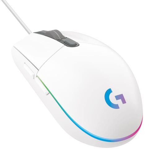 Mouse para juegos  Logitech  G203 LIGHTSYNC Blanco Modelo ID023LOG02