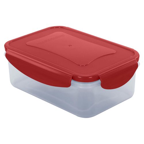 Tazon Click Clak Rect Tr (30 Oz) Guateplast Rojo Chef 0