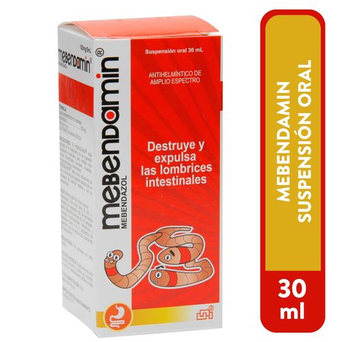 Mebendamin Suspension 100Mg 30 ml
