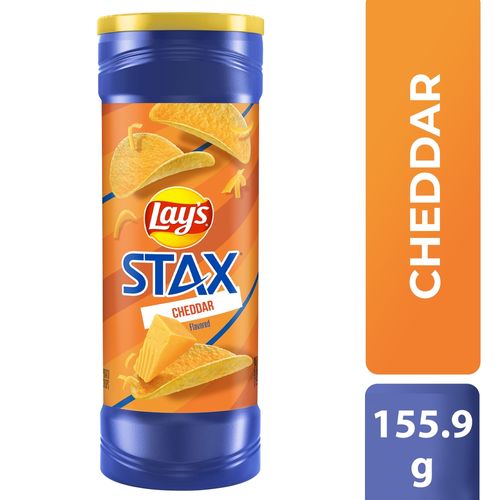 Snacks Stax Lays Sabor Cheddar - 155.9g