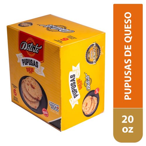 Comida Congelada Delisto Pupusas De Queso 20 oz