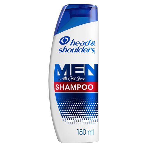 Shampoo Head & Shoulders Old Spice para Hombres - 180 ml