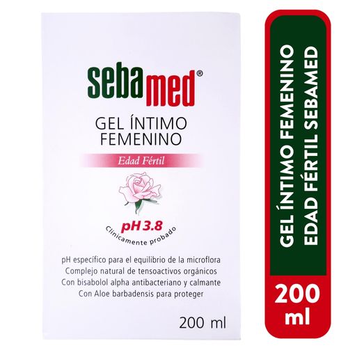 Gel íntimo Sebamed femenino edad fértil - 200 ml