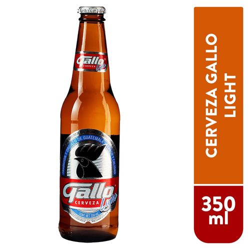 Cerveza Gallo Botella Light - 350 ml