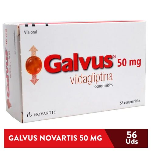 Galvus Novartis 50 Mg X 56 Comprimidos