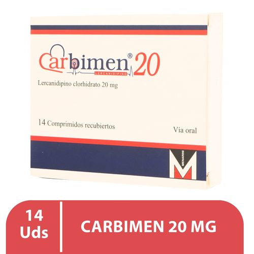 Carbimen Menarini 20 Mg X 14 Comprimidos