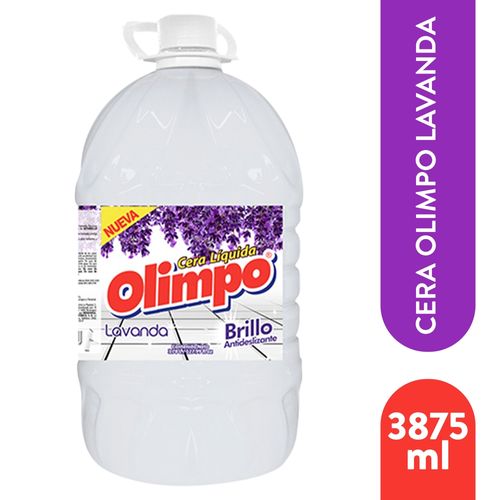 Cera Olimpo Para Piso Liquida Lavanda - 3875 ml