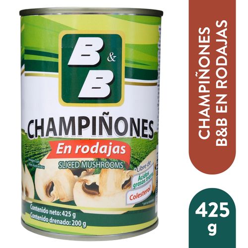 Champinones Byb Rodajas Lata 425 Gr