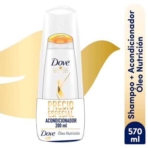 Shampoo Dove Oleo Nutricion 400ml + Acondicionador 200ml