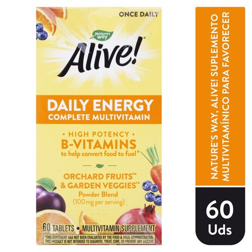 Multivitaminico Quinfica Energía 60 Tabletas