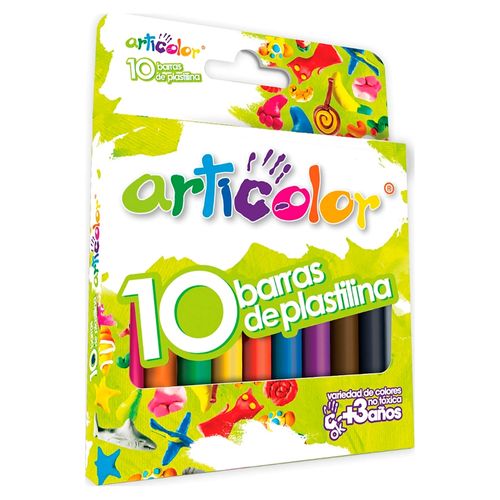 Plastilina Articolor variedad de colores caja - 10 Pzas