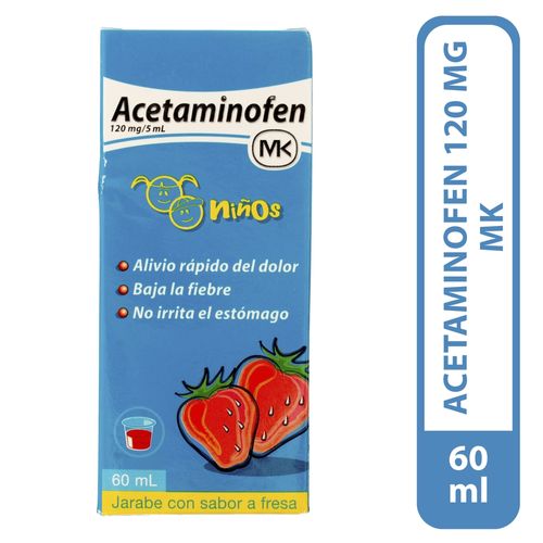 Acetaminofen Mk Jarabe 120 Mg 60 Ml