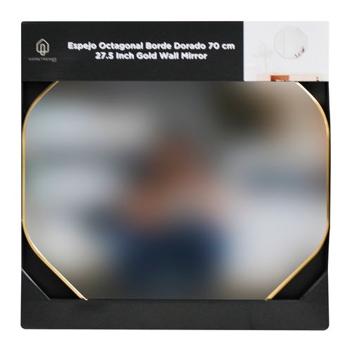 Ht Espejo Oct 70x70cm Dorado